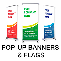 Pop-up and Vinyl Banners from £35